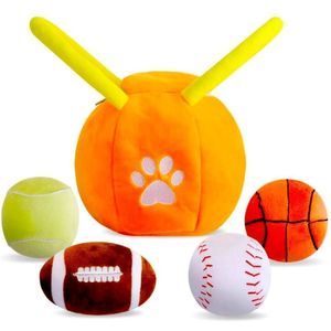 Dog Squeaky Ball Toys Set